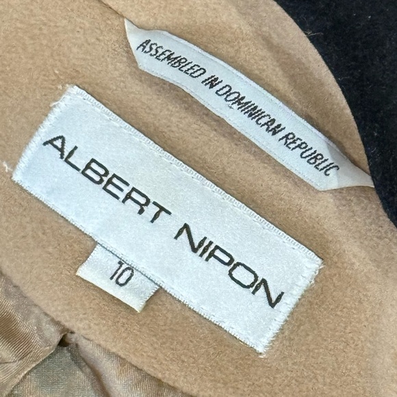 🧥 ALBERT NIPON Vintage Camel Wool Swing Coat‎ Sz 10 Faux Fur Trim Old Money - Picture 4 of 14
